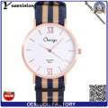 Yxl-484 316L caja de acero inoxidable zafiro cristal OEM reloj venta al por mayor correa de nylon Nato hombres mujer pareja ocasional relojes muñeca